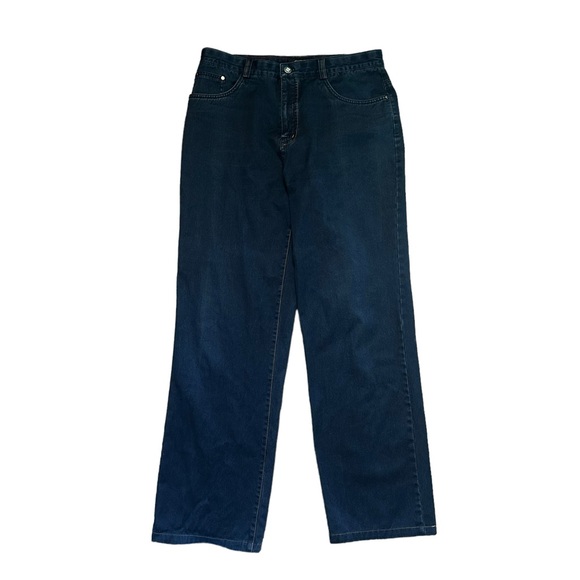 Vintage Gianfranco Ferre Dark Wash Denim Jeans 90s Relaxed Unisex Men’s Size 33 - Picture 1 of 9